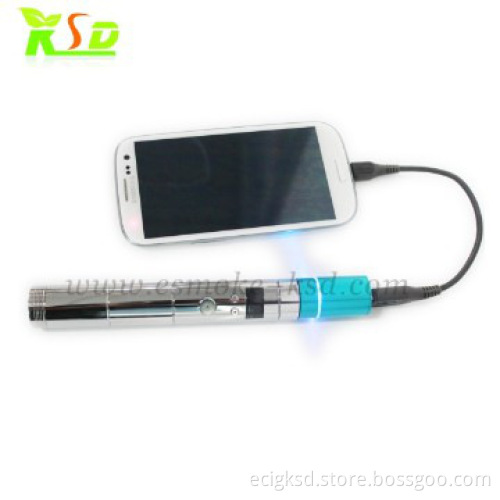 510/eGo threaded to USB port Cellphone connector/vamo fitable